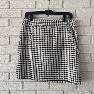LOFT black and white skirt